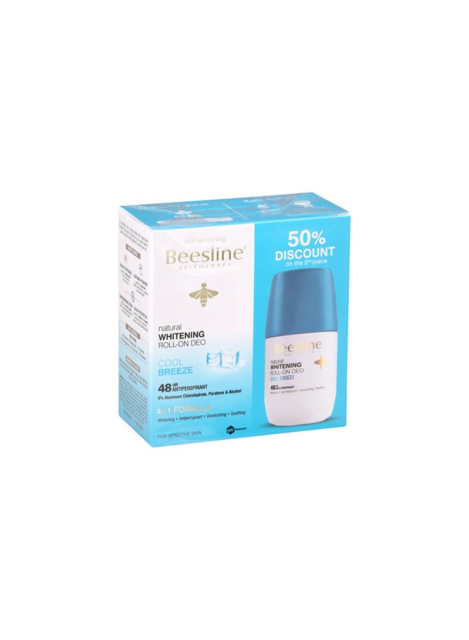 Cool Breeze Whitening Roll-On Deodorant White/Blue 50ml