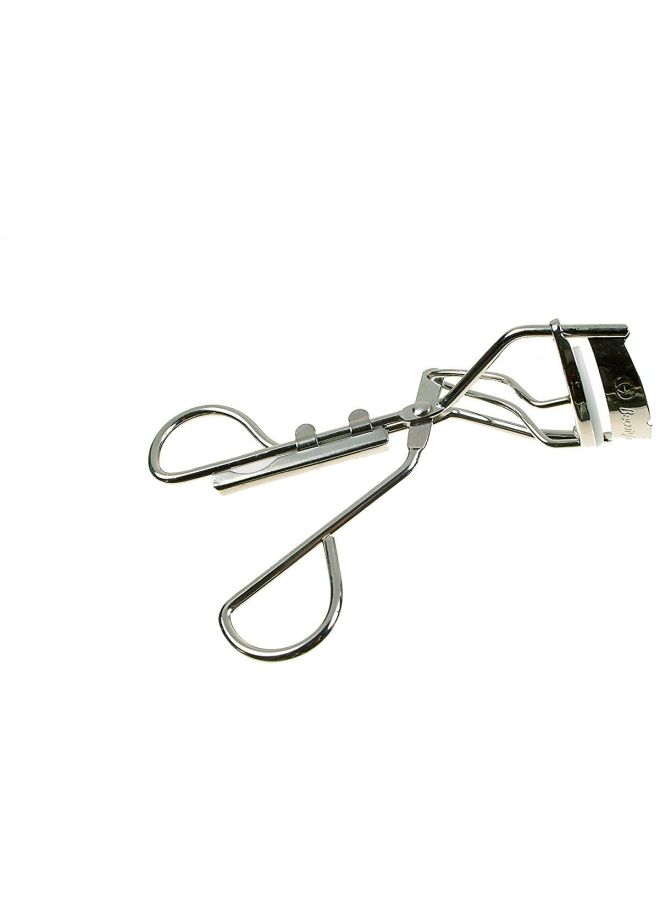 Eyelash Curler With Spare Rubber Infill Silver