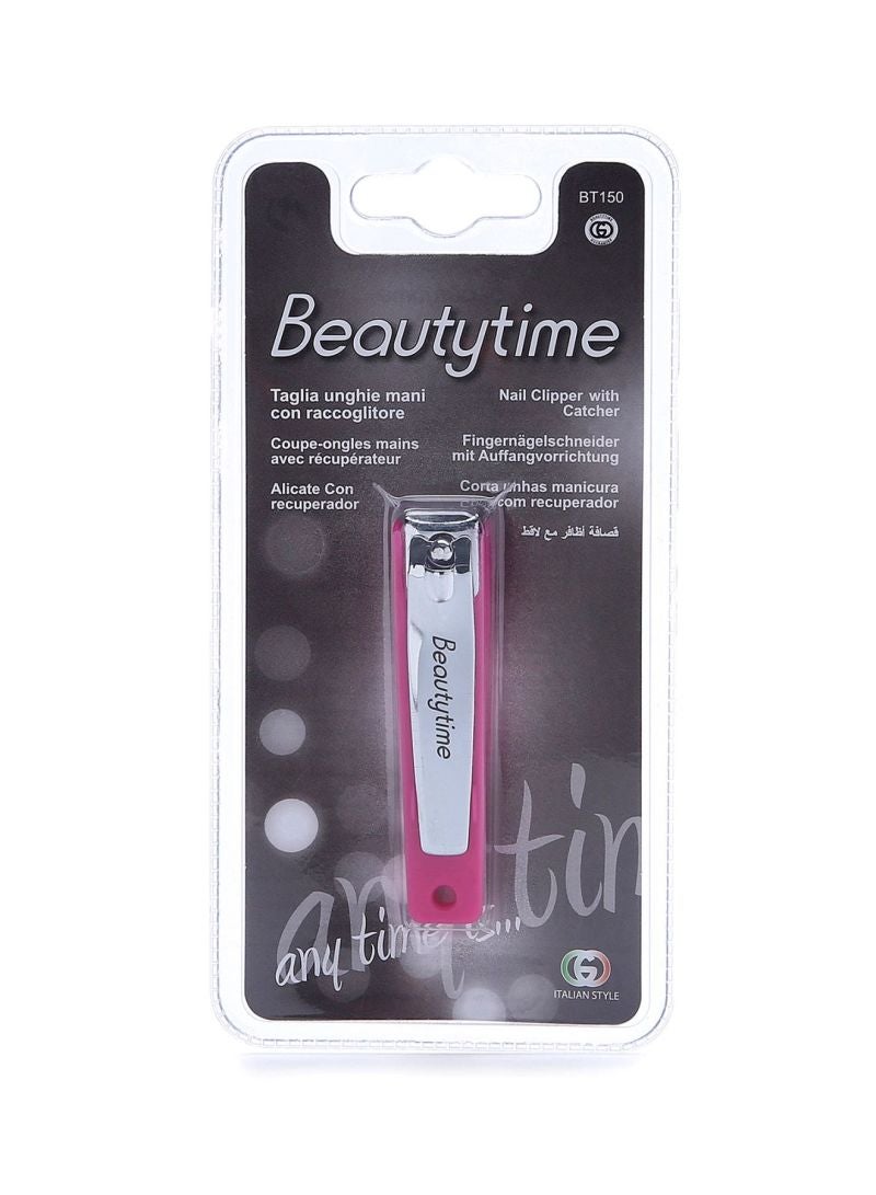 Nail Clipper With Catcher Silver