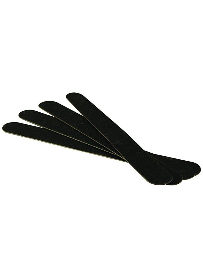 4-Piece Super Long-Lasting Pro Nail Files Black