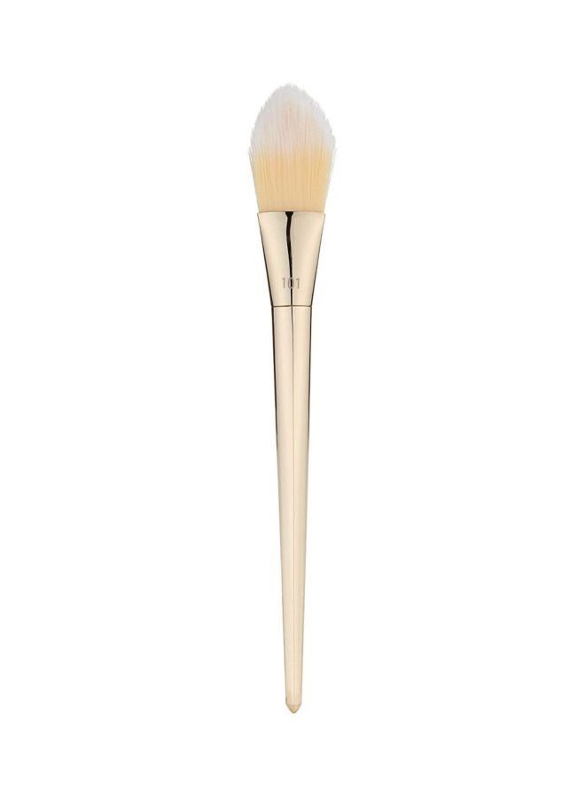 Bold Metals 101 Triangle Foundation Brush Gold/White