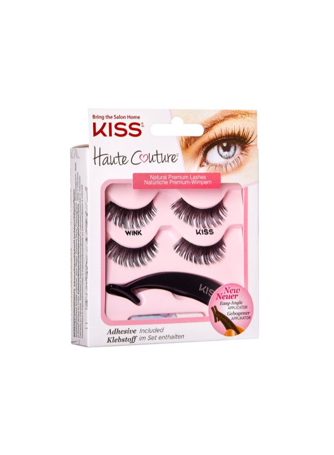 Haute Couture Eyelashes Duo Pack With Applicator Multicolour - image 2