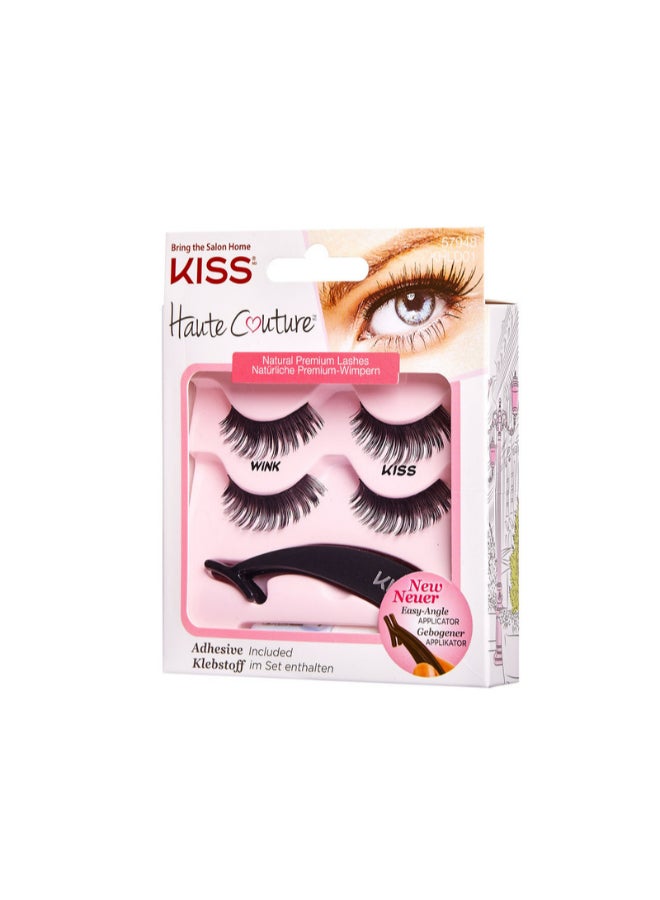 Haute Couture Eyelashes Duo Pack With Applicator Multicolour - image 3