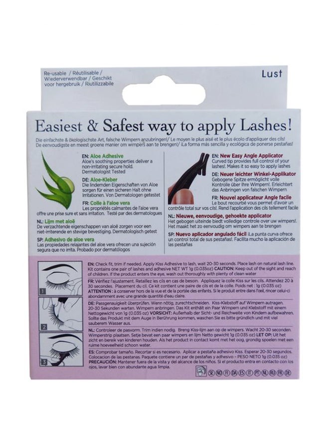 Haute Couture Eyelashes Duo Pack With Applicator Multicolour - image 3