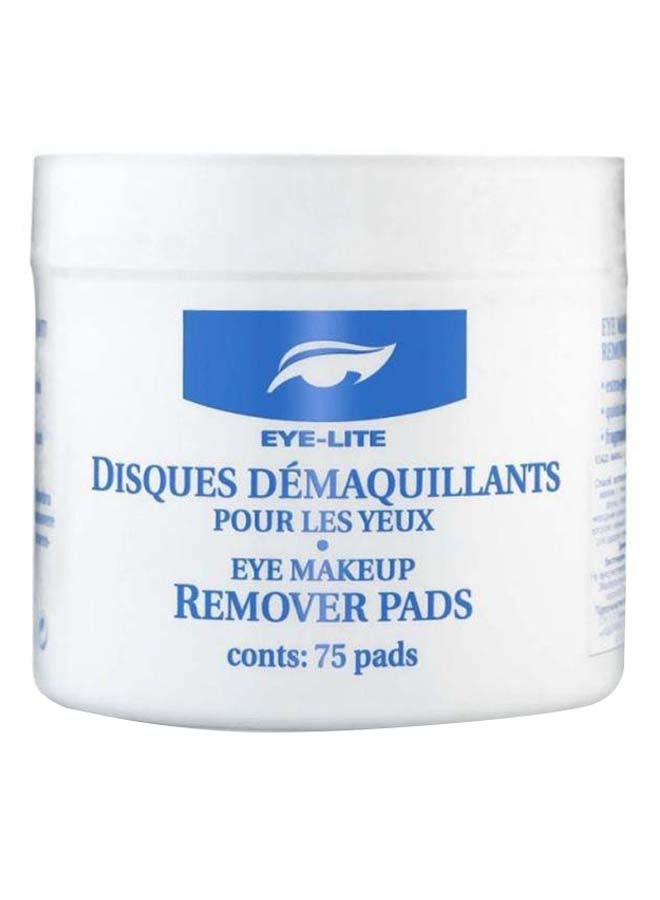 75-Piece Make Up Remover Pads White
