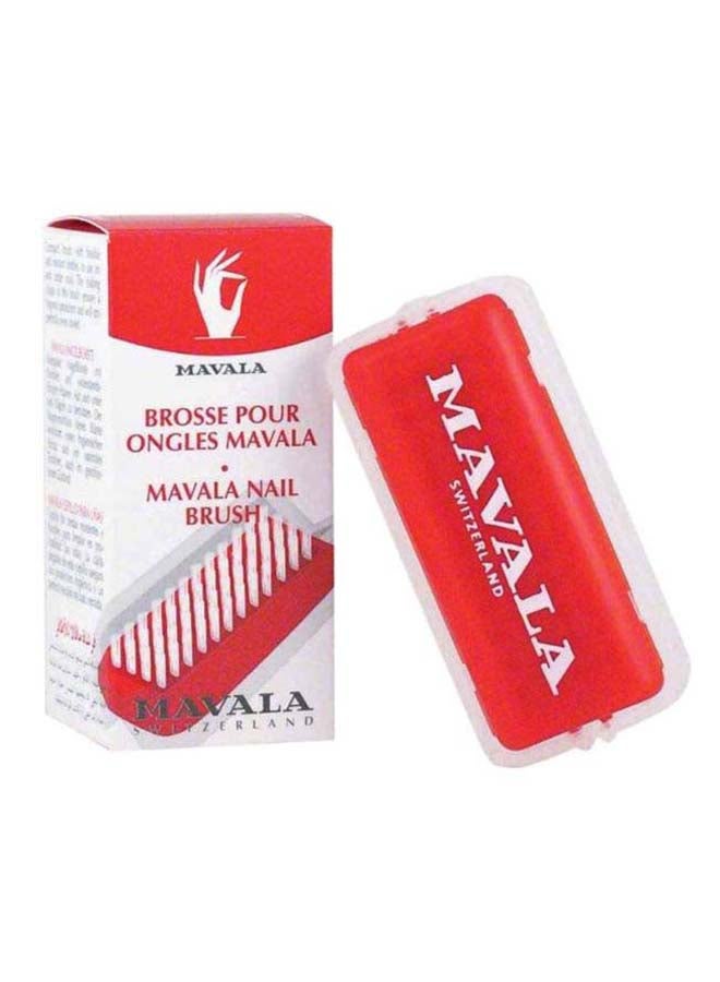 Nail Brush Red/White