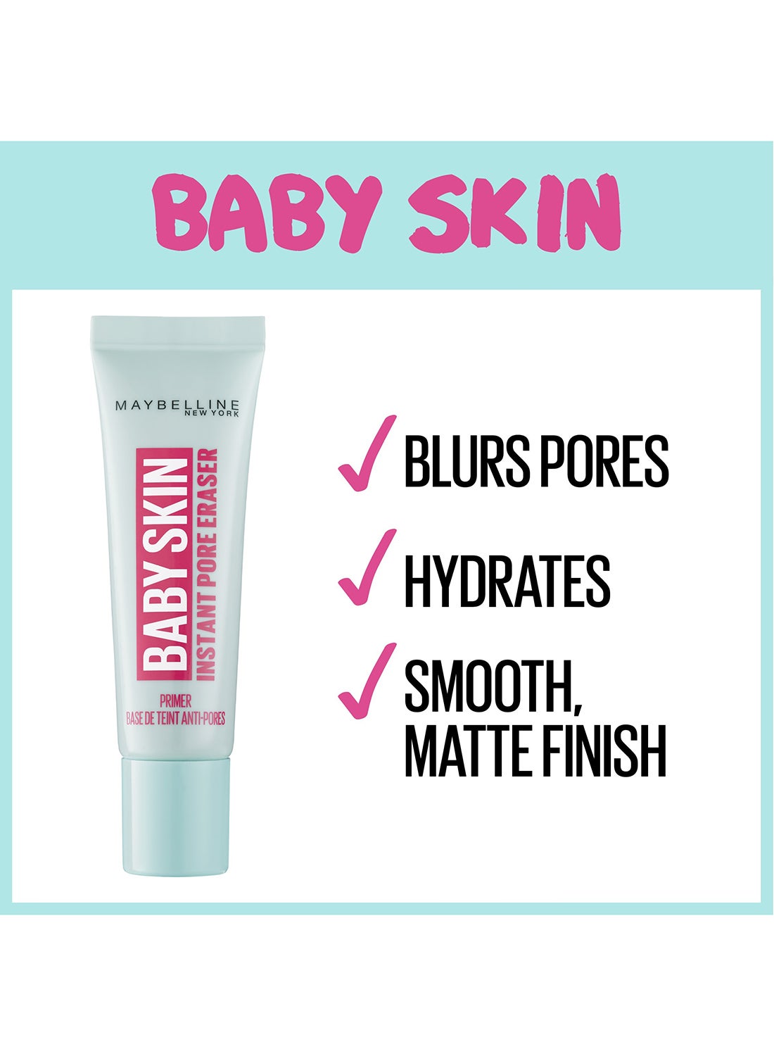 Baby Skin Instant Pore Eraser Primer Translucent - image 3