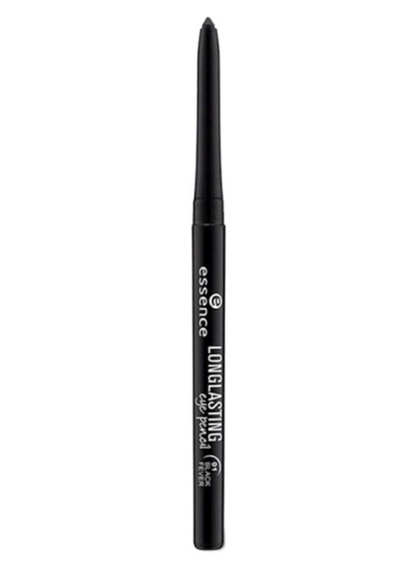 Long Lasting Eye Pencil | 01 Black Fever | Smooth & Creamy Texture | Bold Pigmented Color | Smudge Proof | Waterproof | Perfect for Defined Eye Makeup Look | Durable & Easy to Apply | 0.28g 01 Black Fever