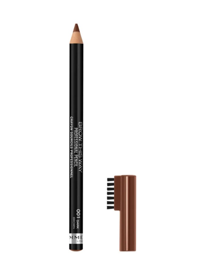 Professional Eyebrow Pencil 001 – Dark Brown