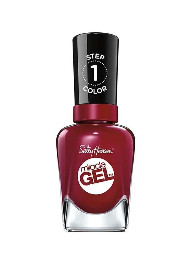 Miracle Gel A Retro-Style Deep Red Nail Polish Dig Fig