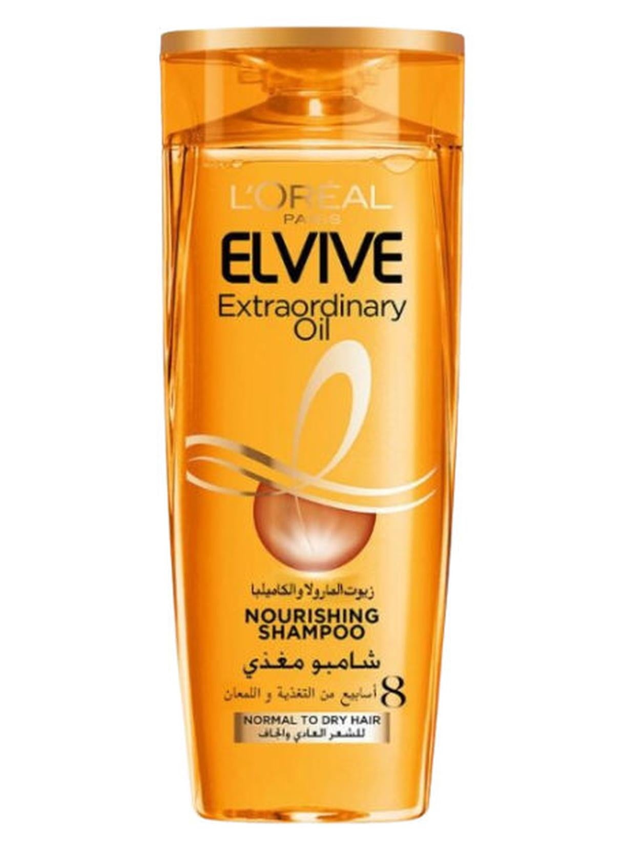 Elvive Extraordinary Oil Shampoo, Normal to Dry Clear 400ml