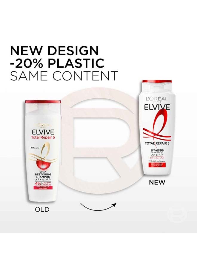 L'Oréal Paris Elvive Total Repair 5 Shampoo, 600ml - image 3