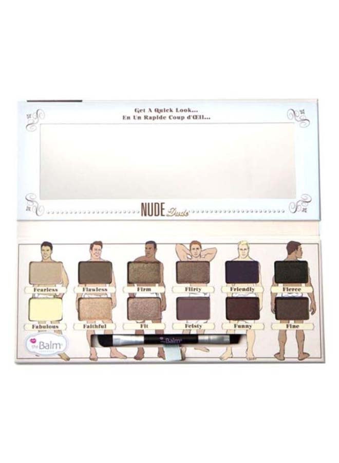 Nude Dude Eye Shadow Palette Blue/Grey/Brown