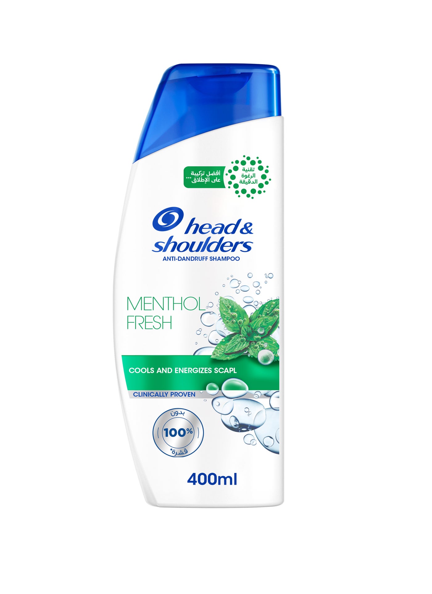Menthol Refresh Anti-Dandruff Shampoo for Itchy Scalp 400ml