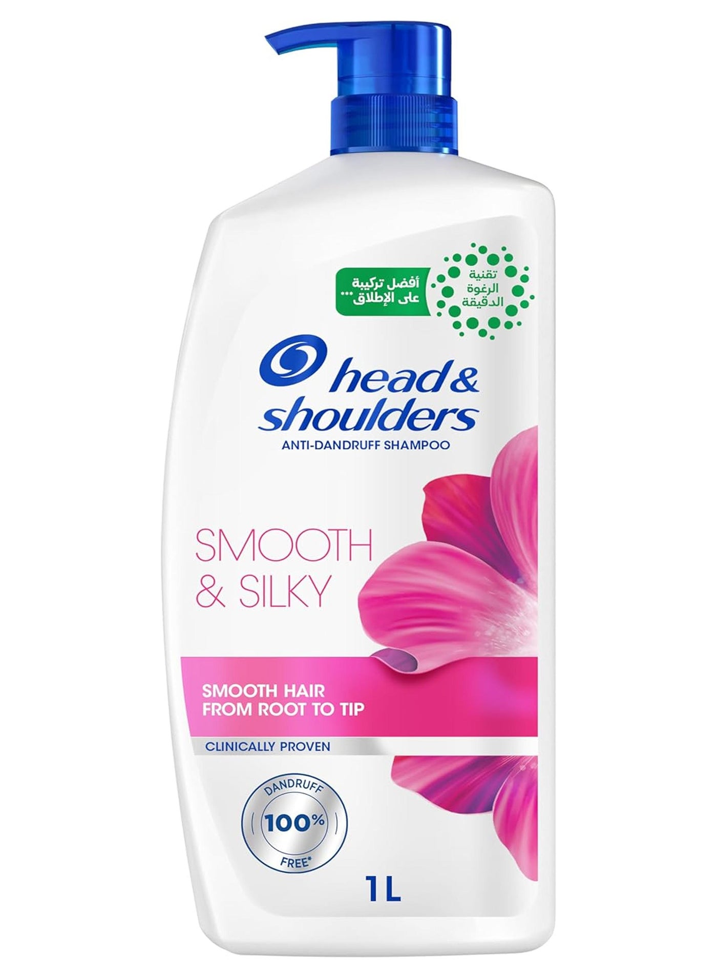 Smooth And Silky Anti Dandruff Shampoo From Root To Tip 1Liters