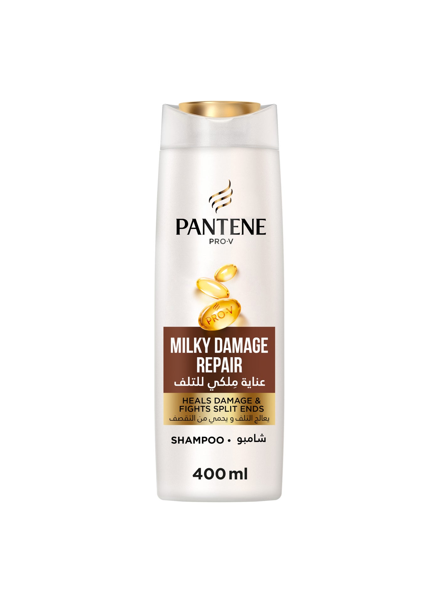 Pro-V Milky Damage Repair Shampoo Heals Damage And Fights Split Ends 400ml
