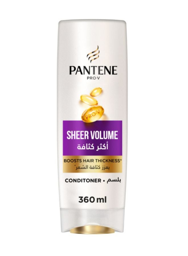 Pro-V Sheer Volume Conditioner Boosts Hair Thickness 360ml