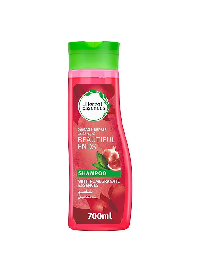 Herbal Essences Beautiful Ends Split End Protection Shampoo with Juicy Pomegranate Essences 700ml