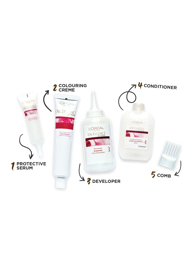 Excellence Creme Triple Care and Protection - Permanent Hair Color -192ml 6.0 Dark Blonde 192ml - image 5