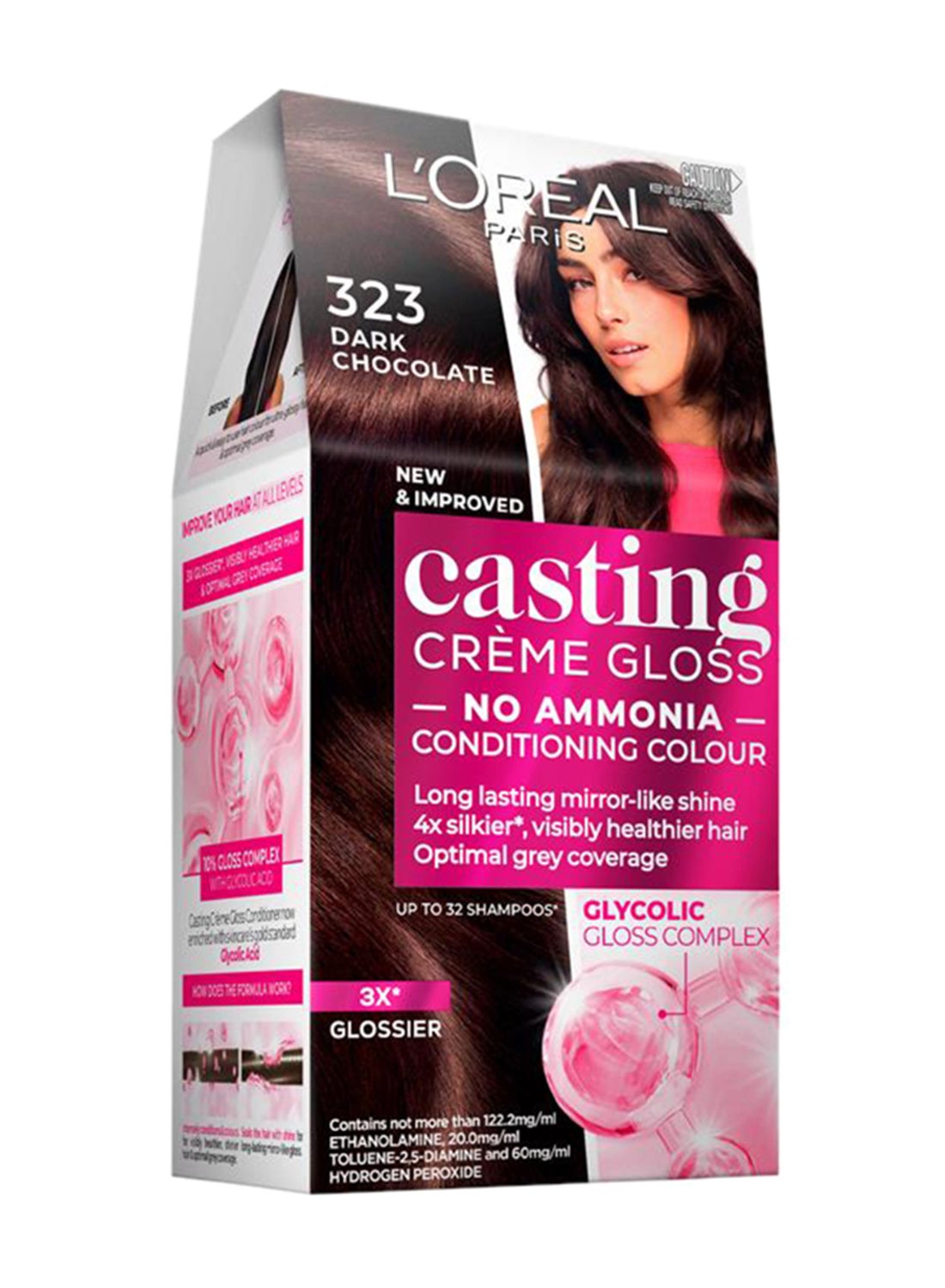Casting Creme Gloss Packaging May Vary 323 Dark Chocolate 323 Dark Chocolate 180ml