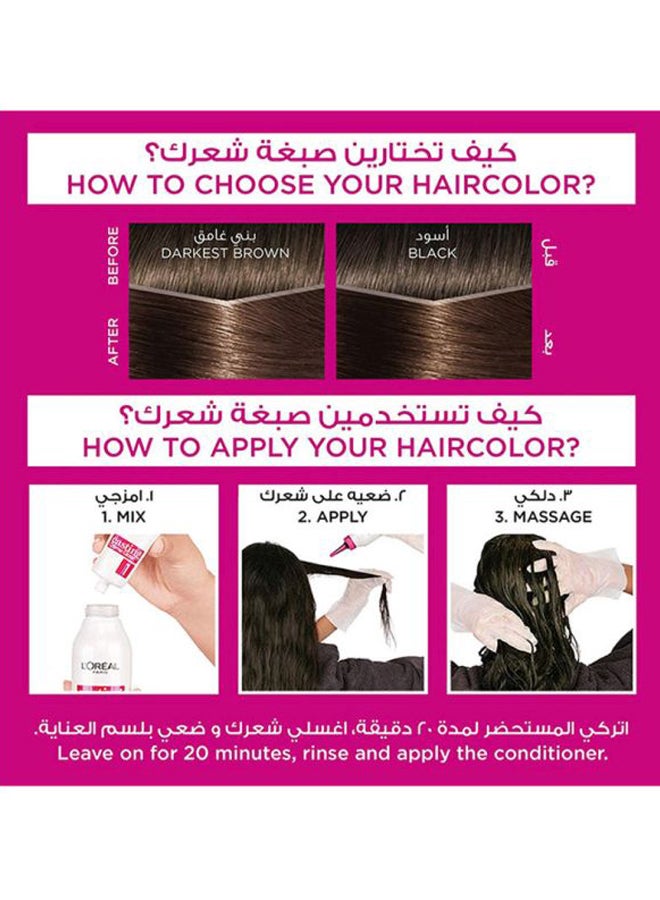 Casting Cream Gloss Hair Color 400 brown 180ml - image 4