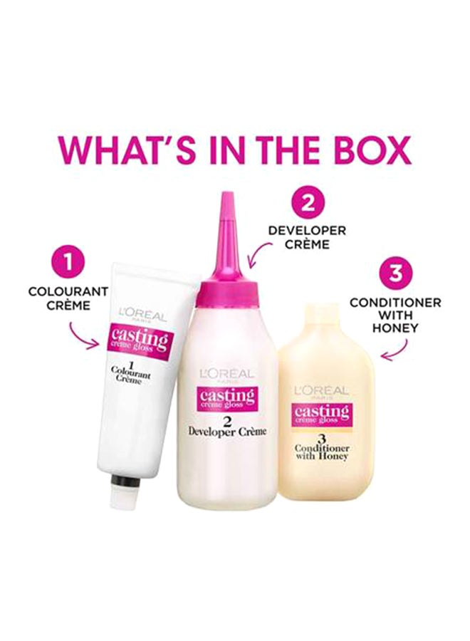 Casting Creme Gloss No Ammonia Hair Color For Shiny Hair(48ml+72ml+60ml) 810 Ashy Blonde 180ml - image 3