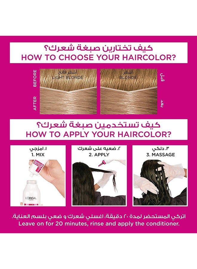 Casting Creme Gloss No Ammonia Hair Color For Shiny Hair(48ml+72ml+60ml) 810 Ashy Blonde 180ml - image 4