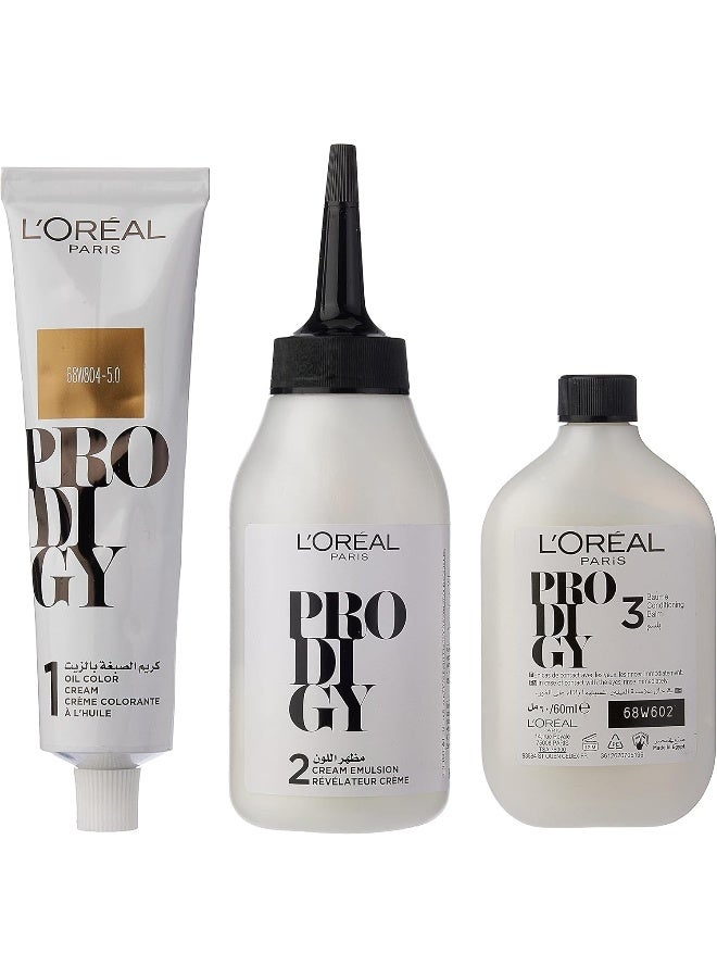 Prodigy Permanent No Ammonia Hair Color Light Brown 5.0 - image 2