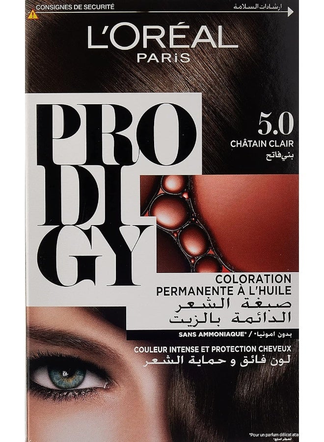 Prodigy Permanent No Ammonia Hair Color Light Brown 5.0 - image 3