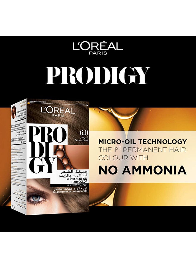 Prodigy Excellence Creme Permanent Oil Hair Color 6.0 Dark Blonde 6.0 Dark Blonde - image 5