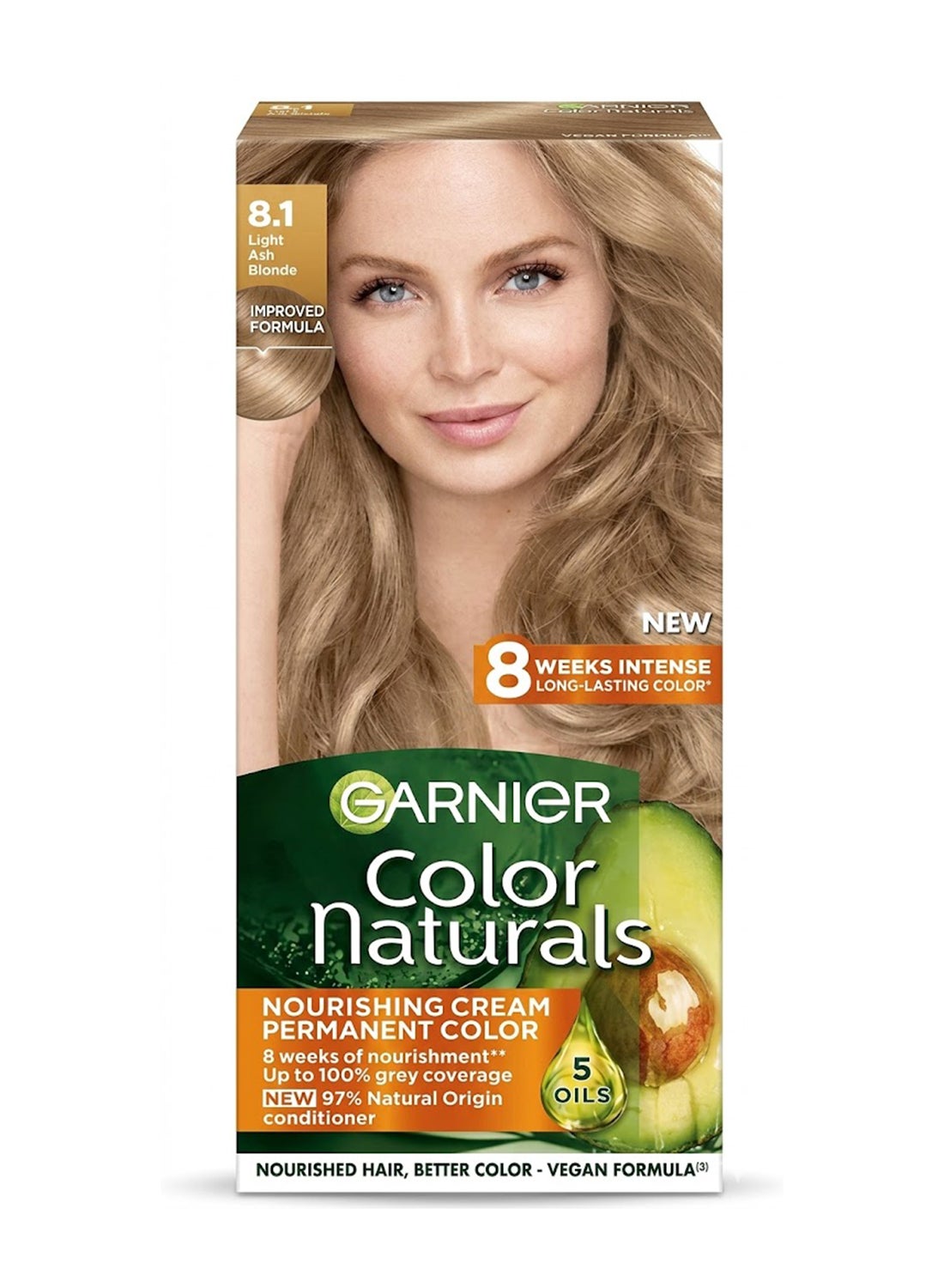 Color Naturals 8.1 Natural Light Ash Blonde 8.1 Light Ash Blonde 112ml