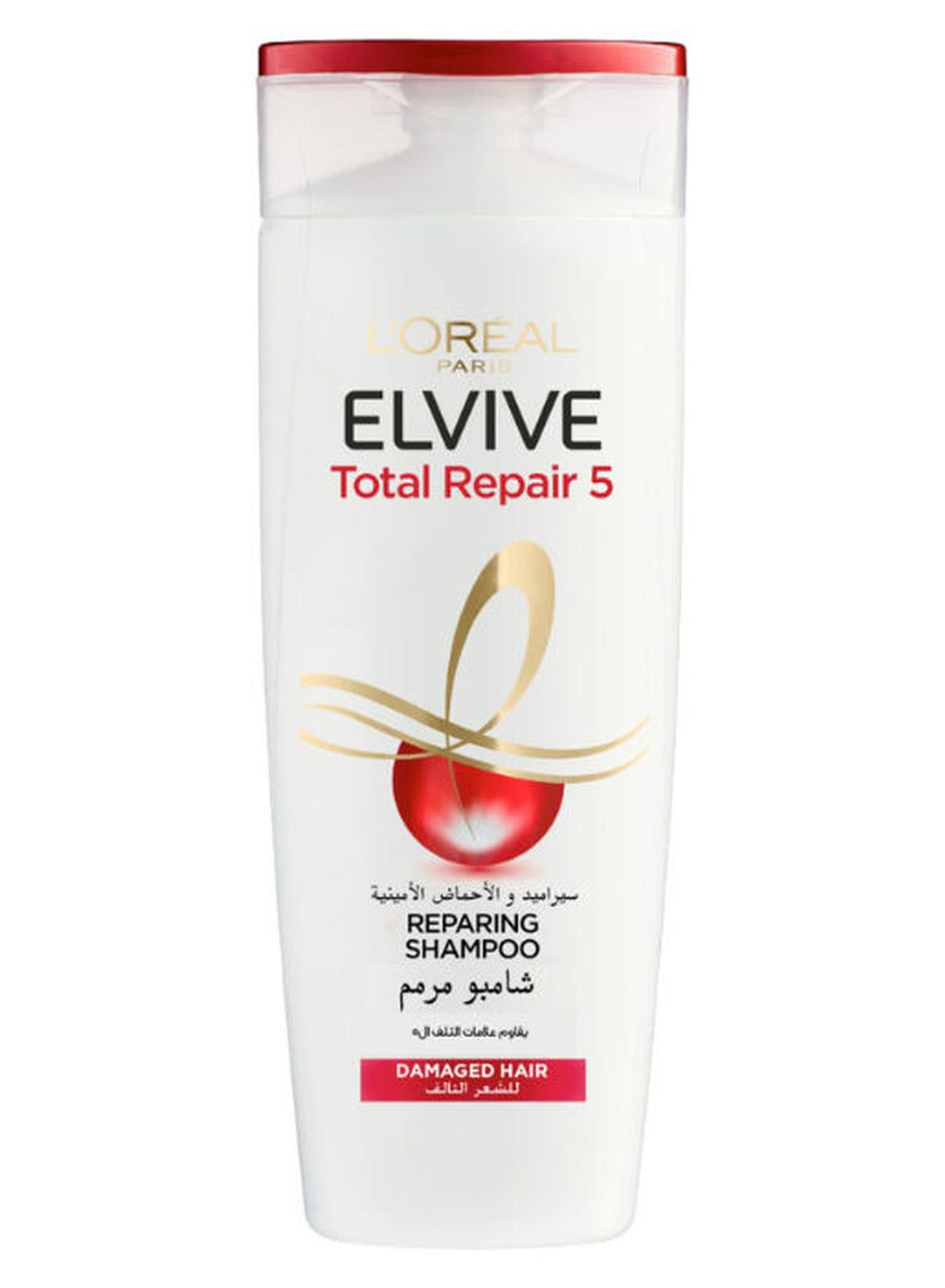 L'Oreal Paris Elvive Total Repair 5 Repairing Shampoo White/Red/Gold 400.0ml
