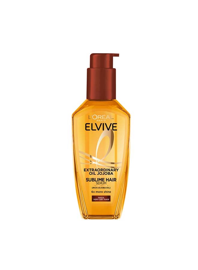 Elvive Extra Ordinary Oil Jojoba Sublime Hair Serum for Dry & Curly Hair Thick 100ml