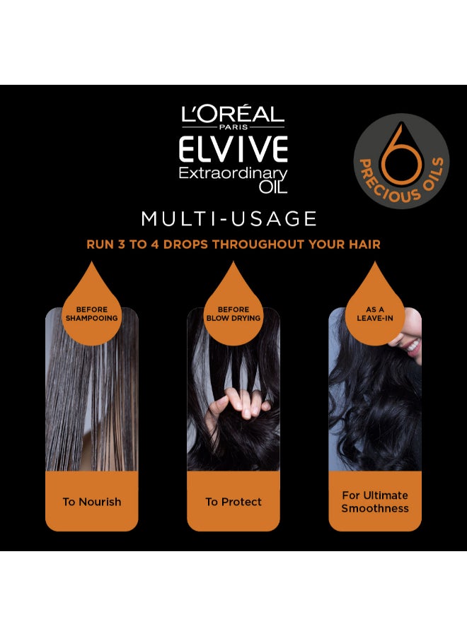 Elvive Extraordinary Oil Coloured Hair, 100ml Clear 100ml - image 7