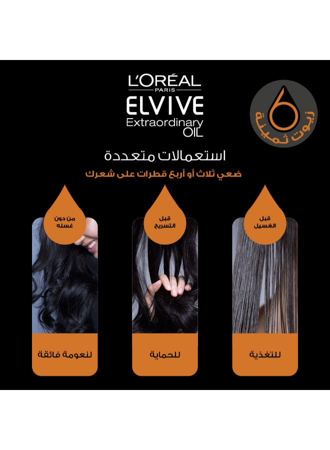 Elvive Extraordinary Oil Coloured Hair, 100ml Clear 100ml - image 8