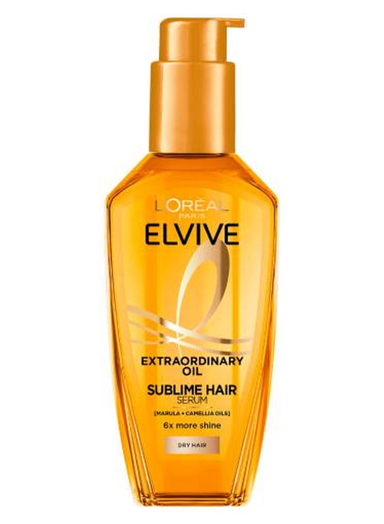 Elvive Extraordinary Hair Oil Non-Sticky Serum For Dry Hair 100ml Clear 100ml