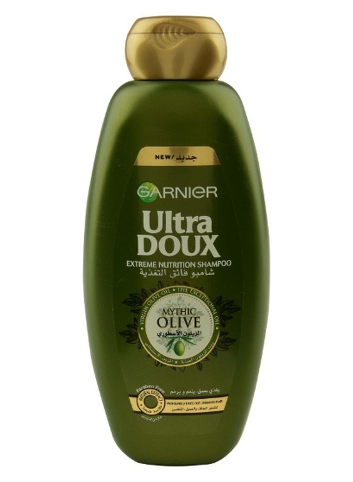 Ultra Doux Mythic Olive Extreme Nutrition Shampoo - For Profoundly Dried Out Damaged Hair - 400ml