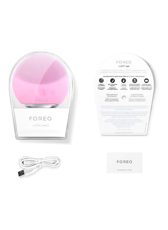 Mini Face Brush Pearl Pink One Size - image 5
