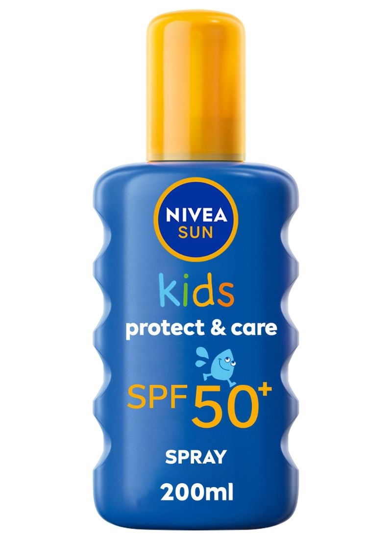 Protect And Care Sun Spray SPF 50+ Coloured 200ml