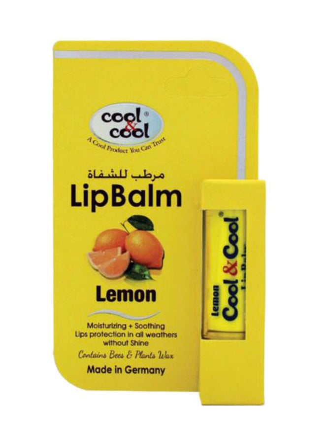 Lemon Lip Balm Yellow 4.6grams