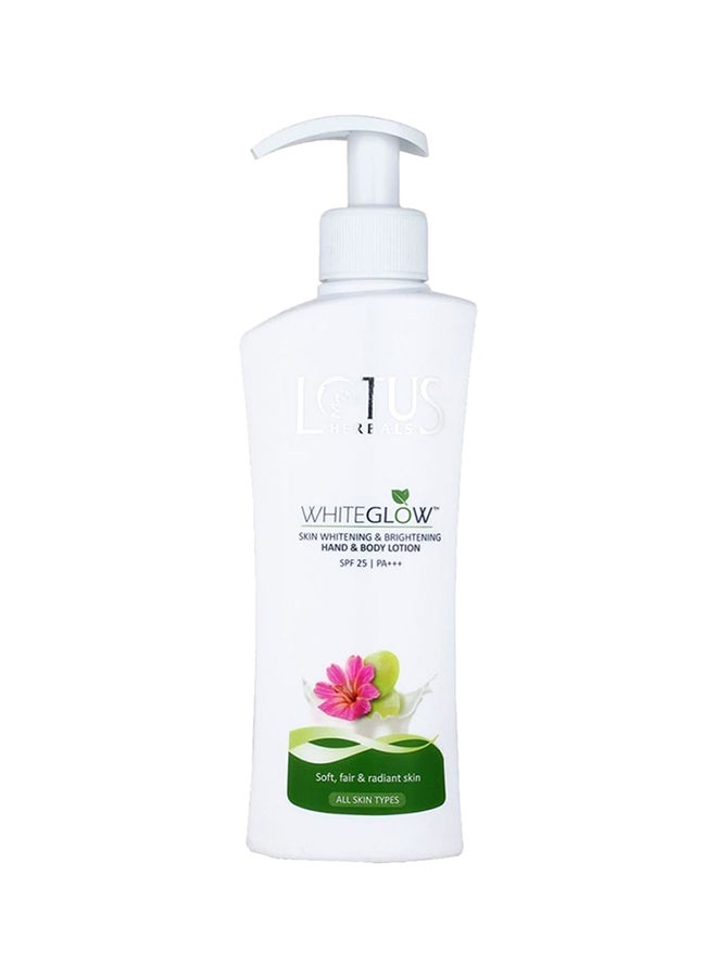 White Glow Skin Whitening & Brightening Hand & Body Lotion 300ml