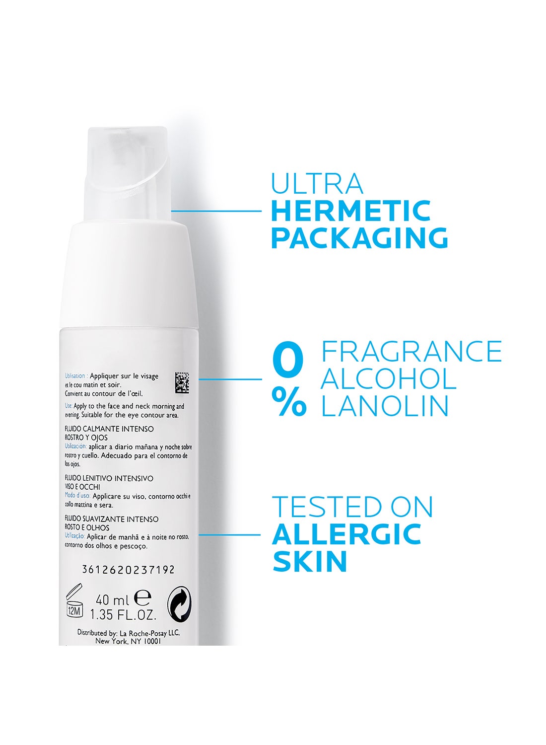 Toleriane Dermallergo Fluide Moisturizer For Sensitive Skin 40ml - image 4