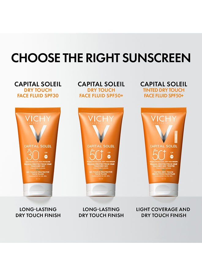 Capital Soleil 50SPF Tinted Dry Touch Protective Face Fluid tinted 50ml - image 8