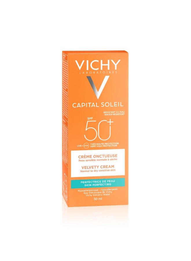 Capital Soleil Velvety Protective Cream For Normal To Dry Skin Spf 50* 50ml - image 2
