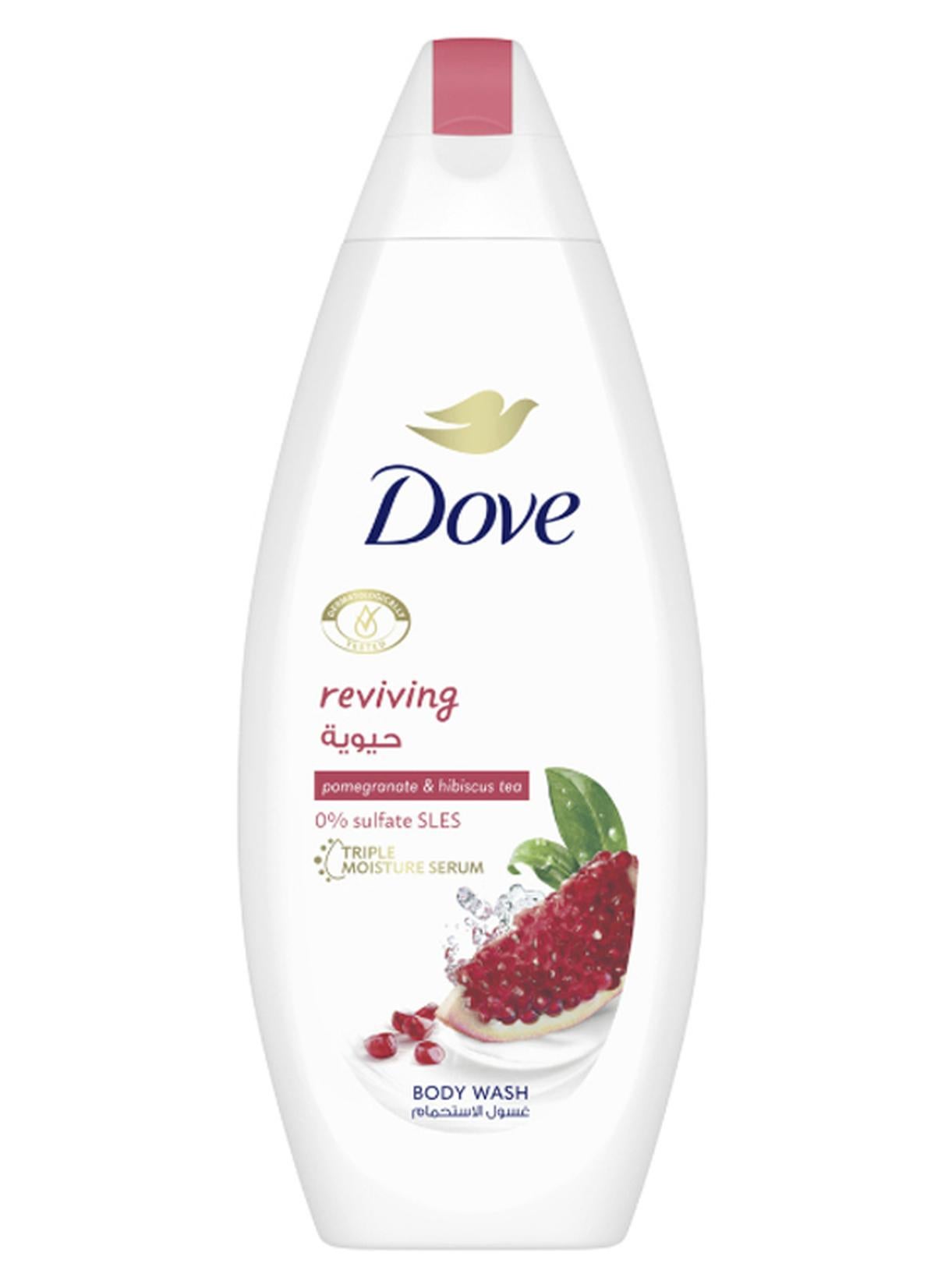 Reviving Body Wash For Skin Moisturising Pomegranate And Hibiscus Tea 250.0ml