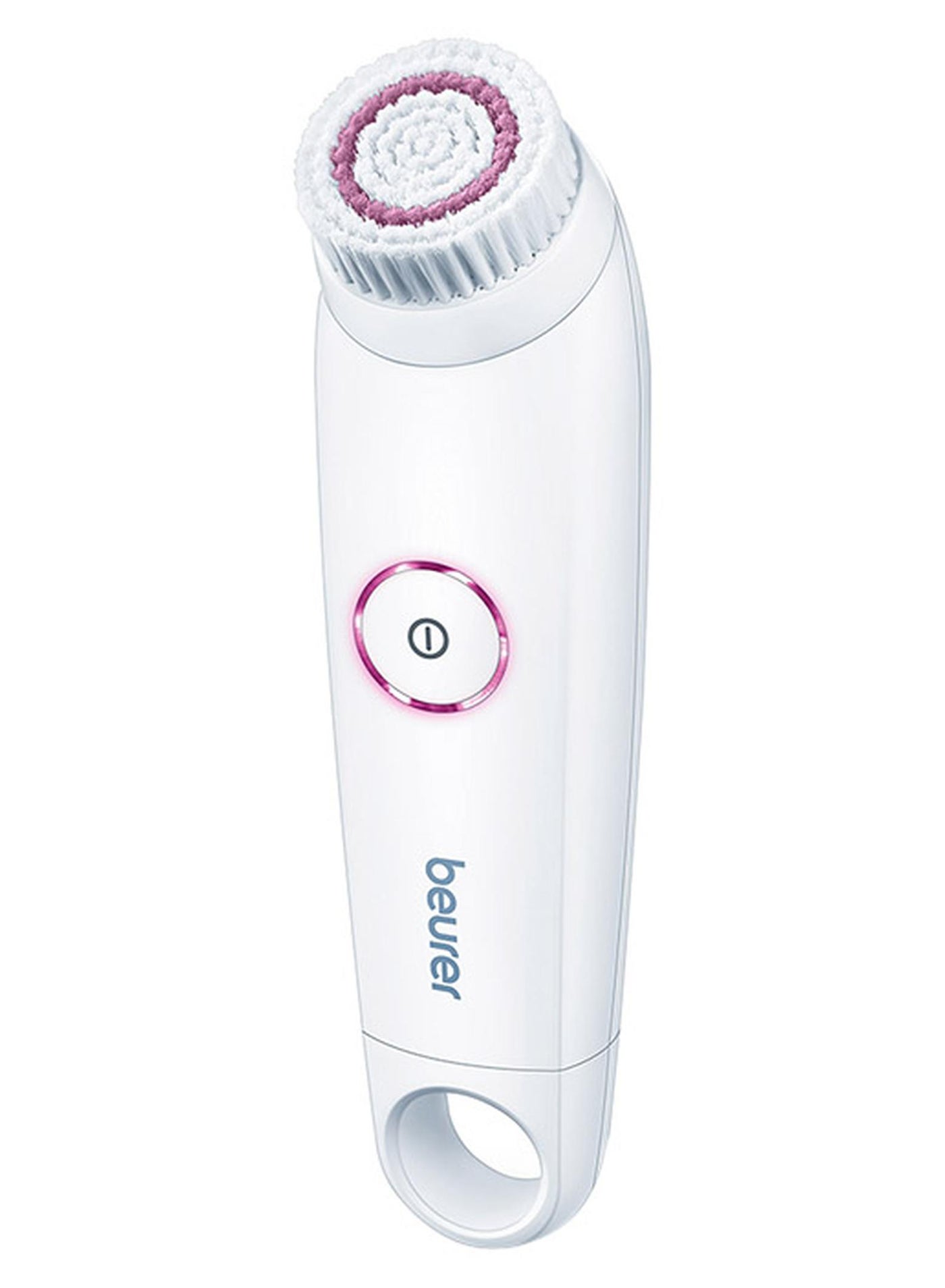 FC 45 Electric Facial Brush | Deep Cleansing, 2-Stage Rotation, Waterproof (IPX7), Illuminated Control | 3 Years Warranty White/Pink 16x4.5x4.5cm
