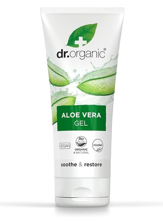 Organic Aloe Vera Gel With Maximum Strength Moisturizer 200ml