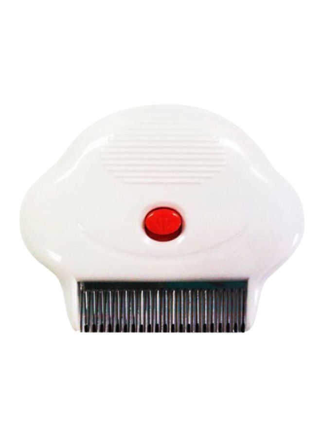 Anti-Lice Electronic Comb White/Black 12.1x3.6x12.1cm
