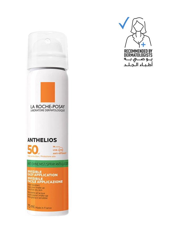 Anthelios Invisible Sunscreen Face Mist Spf50+ For All Skin Types 75ml