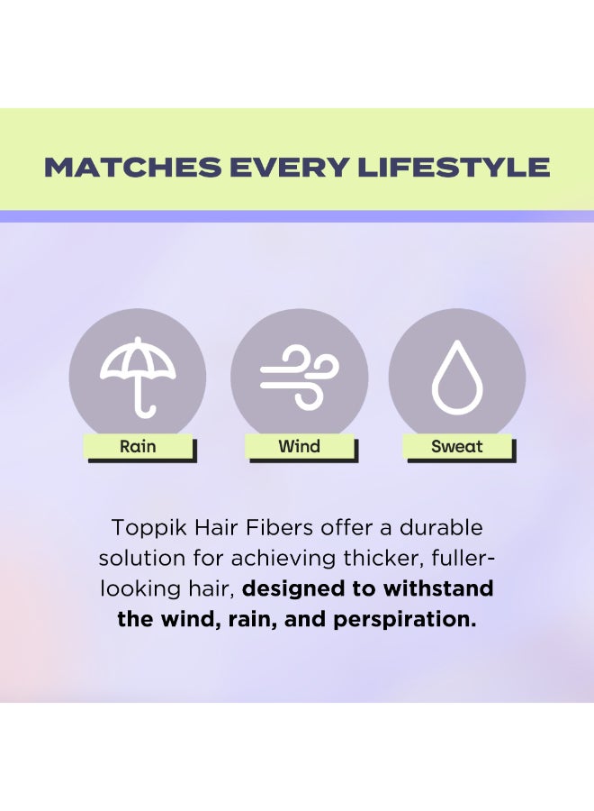 Hair Building Fibers Instant Hair Concealer for Thinning Hair, Hair Fiber for Men & Women, Texture Powder with Natural Keratin, Long-Lasting Hair Color - Light Brown 55grams - image 7